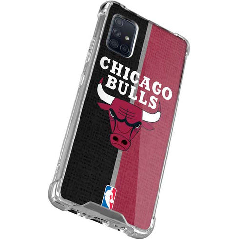 NBA Chicago Bulls Canvas Galaxy A51 5G Clear Case