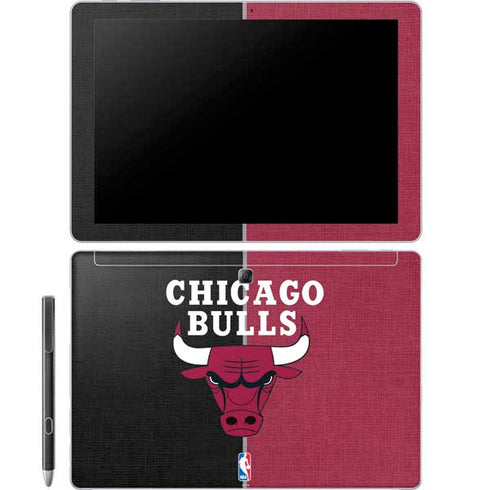 NBA Chicago Bulls Canvas Galaxy Book 12in Skin