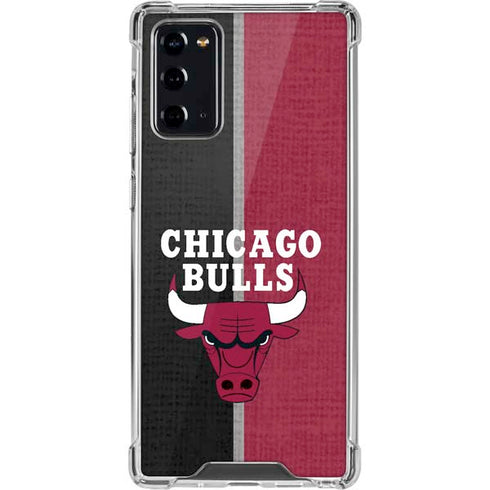 NBA Chicago Bulls Canvas Galaxy Note20 5G Clear Case