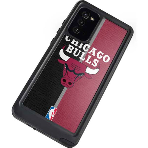 NBA Chicago Bulls Canvas Galaxy Note20 5G Waterproof Case