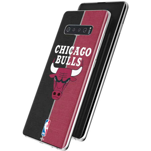 NBA Chicago Bulls Canvas Galaxy S10 Skin