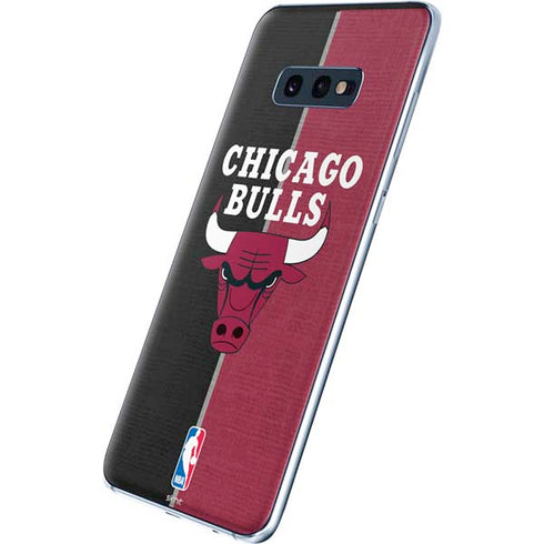 NBA Chicago Bulls Canvas Galaxy S10e Skin