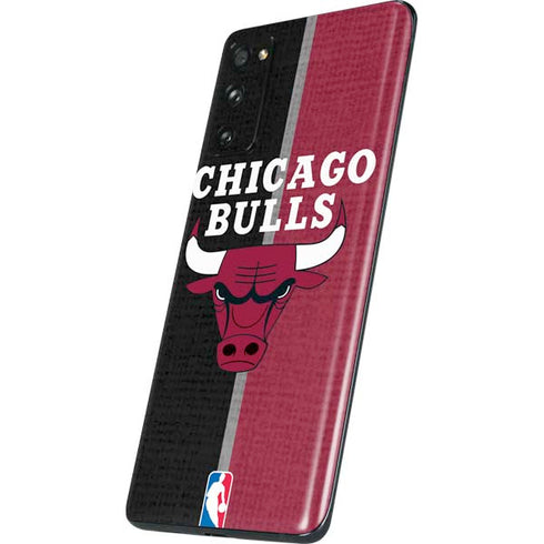 NBA Chicago Bulls Canvas Galaxy S20 Fan Edition Skin