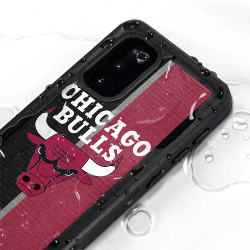 NBA Chicago Bulls Canvas Galaxy S20 Waterproof Case