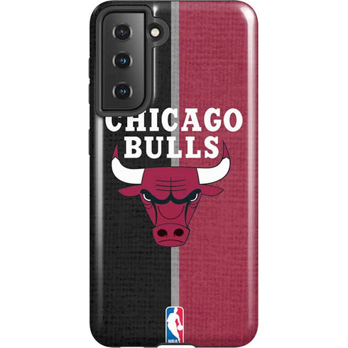 NBA Chicago Bulls Canvas Galaxy S21 5G Pro Case