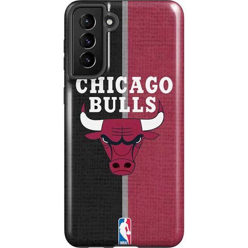 NBA Chicago Bulls Canvas Galaxy S21 FE Pro Case