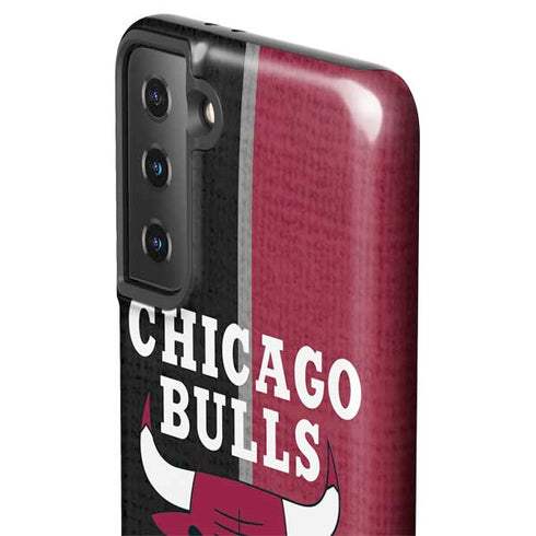 NBA Chicago Bulls Canvas Galaxy S21 FE Pro Case