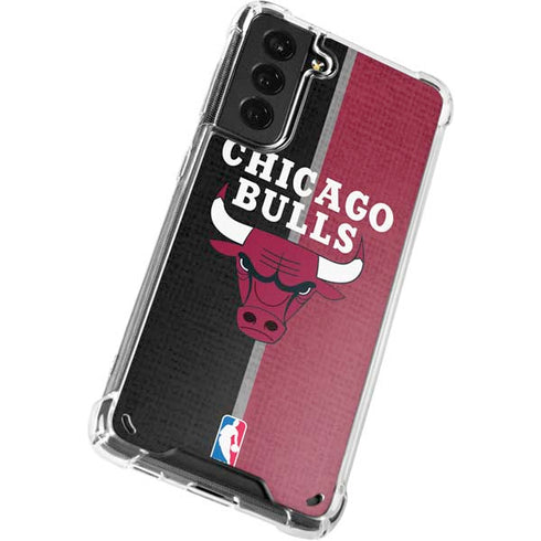 NBA Chicago Bulls Canvas Galaxy S21 Plus 5G Clear Case