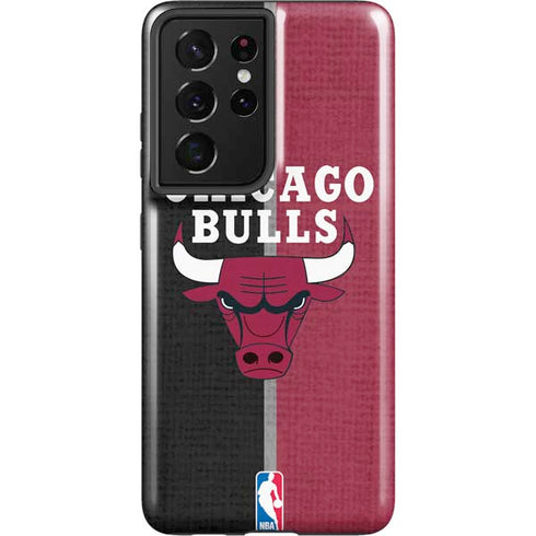 NBA Chicago Bulls Canvas Galaxy S21 Ultra 5G Pro Case
