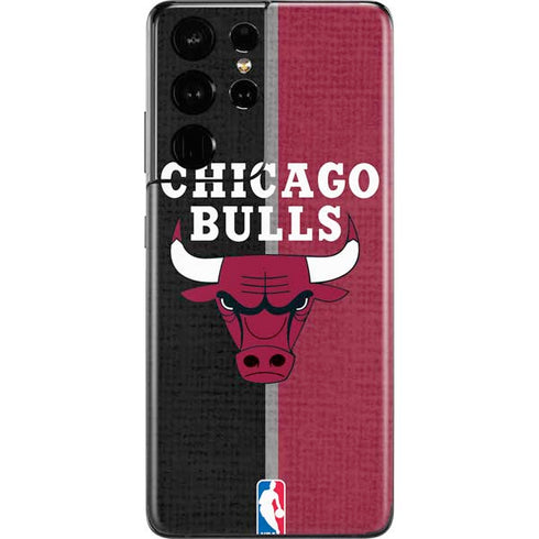 NBA Chicago Bulls Canvas Galaxy S21 Ultra 5G Skin