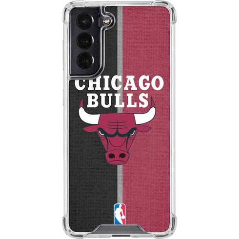 NBA Chicago Bulls Canvas Galaxy S22 Clear Case
