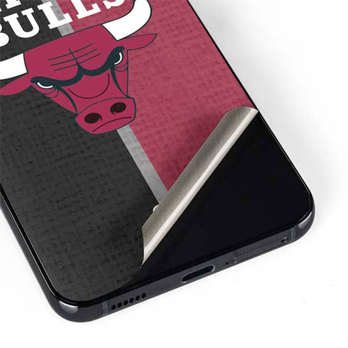 NBA Chicago Bulls Canvas Galaxy S22 Skin