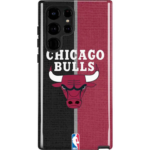 NBA Chicago Bulls Canvas Galaxy S22 Ultra Pro Case