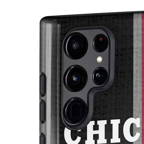 NBA Chicago Bulls Canvas Galaxy S22 Ultra Pro Case