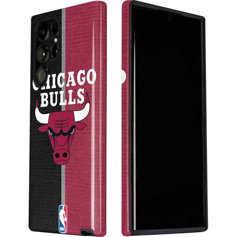 NBA Chicago Bulls Canvas Galaxy S22 Ultra Pro Case