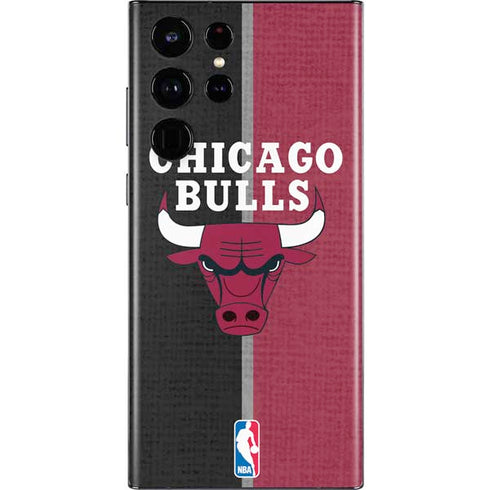 NBA Chicago Bulls Canvas Galaxy S22 Ultra Skin