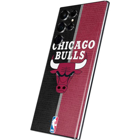 NBA Chicago Bulls Canvas Galaxy S22 Ultra Skin
