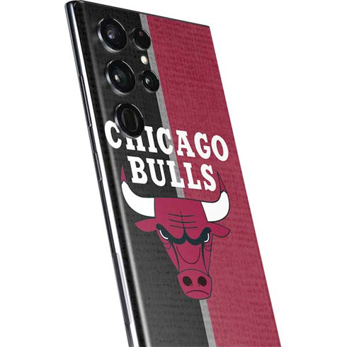NBA Chicago Bulls Canvas Galaxy S22 Ultra Skin