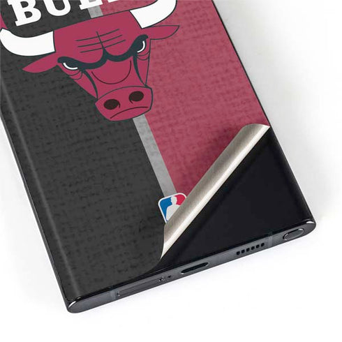 NBA Chicago Bulls Canvas Galaxy S22 Ultra Skin