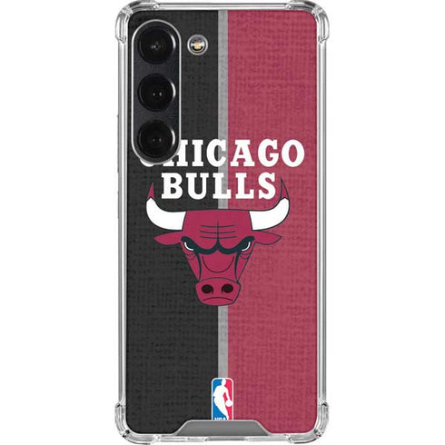 NBA Chicago Bulls Canvas Galaxy S23 Clear Case