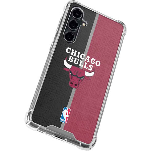 NBA Chicago Bulls Canvas Galaxy S23 FE Clear Case
