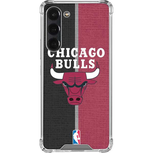 NBA Chicago Bulls Canvas Galaxy S23 Plus Clear Case