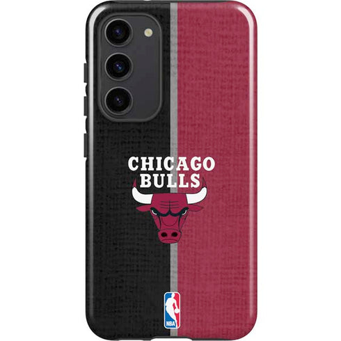 NBA Chicago Bulls Canvas Galaxy S23 Plus Pro Case