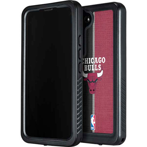 NBA Chicago Bulls Canvas Galaxy S23 Plus Waterproof Case