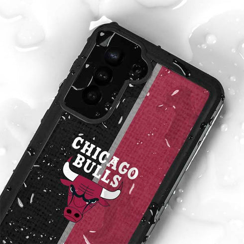 NBA Chicago Bulls Canvas Galaxy S23 Plus Waterproof Case