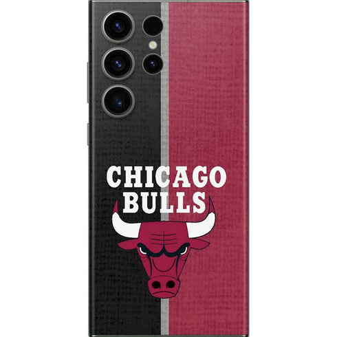 NBA Chicago Bulls Canvas Galaxy S23 Ultra Skin