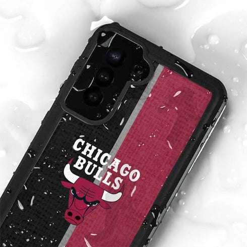 NBA Chicago Bulls Canvas Galaxy S23 Waterproof Case