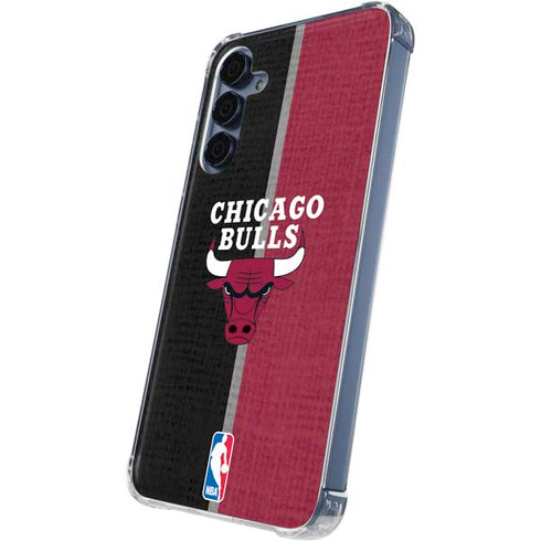 NBA Chicago Bulls Canvas Galaxy S24 Clear Case