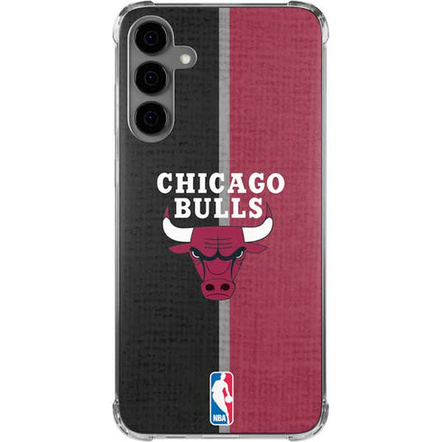 NBA Chicago Bulls Canvas Galaxy S24 Plus Clear Case