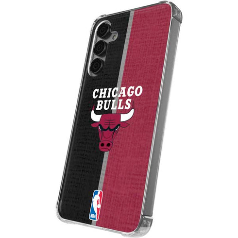 NBA Chicago Bulls Canvas Galaxy S24 Plus Clear Case