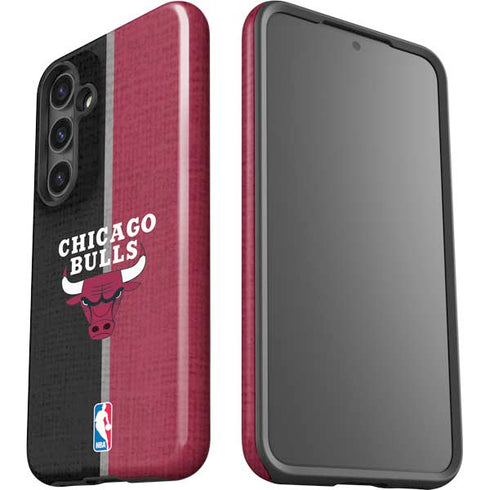 NBA Chicago Bulls Canvas Galaxy S24 Plus Impact Case