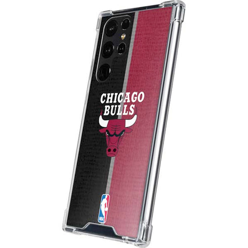 NBA Chicago Bulls Canvas Galaxy S24 Ultra Clear Case