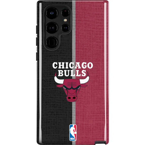 NBA Chicago Bulls Canvas Galaxy S24 Ultra Impact Case