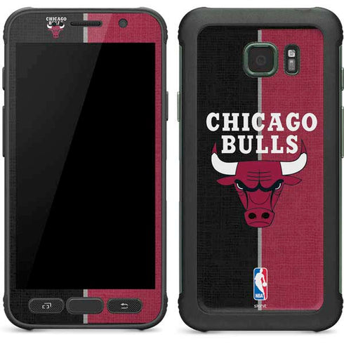 NBA Chicago Bulls Canvas Galaxy S7 Active Skin