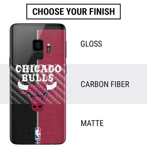 NBA Chicago Bulls Canvas Galaxy S9 Skin