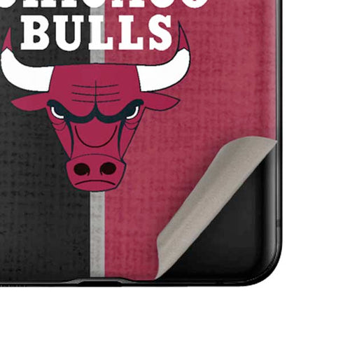 NBA Chicago Bulls Canvas Galaxy Z Flip Skin