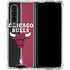 NBA Chicago Bulls Canvas Galaxy Z Fold4 5G Clear Case