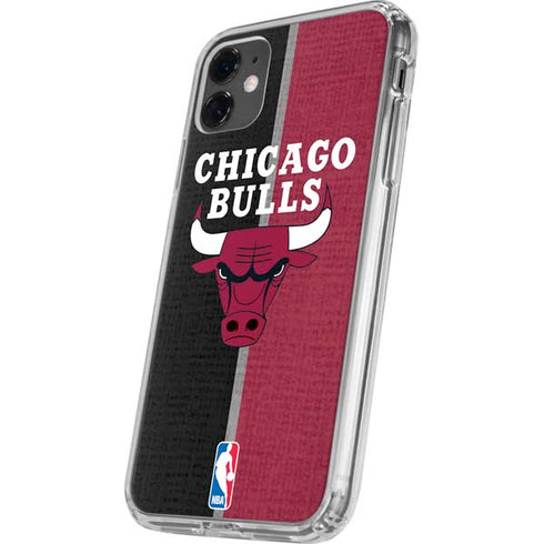 NBA Chicago Bulls Canvas iPhone 11 Clear Case