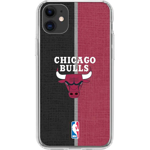 NBA Chicago Bulls Canvas iPhone 11 Clear Case