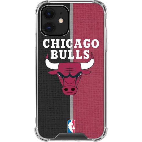 NBA Chicago Bulls Canvas iPhone 12 Clear Case
