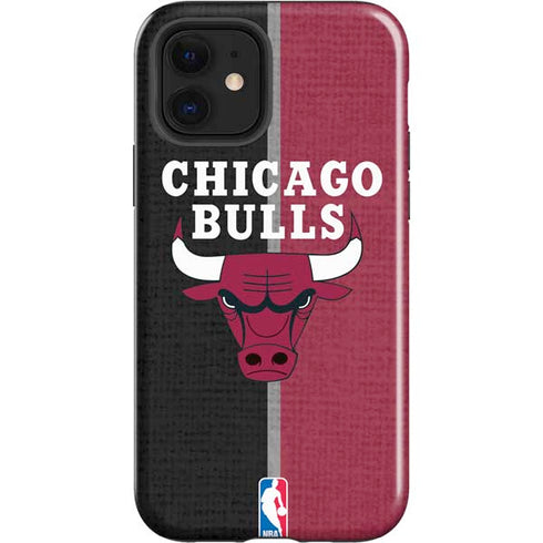 NBA Chicago Bulls Canvas iPhone 12 Impact Case