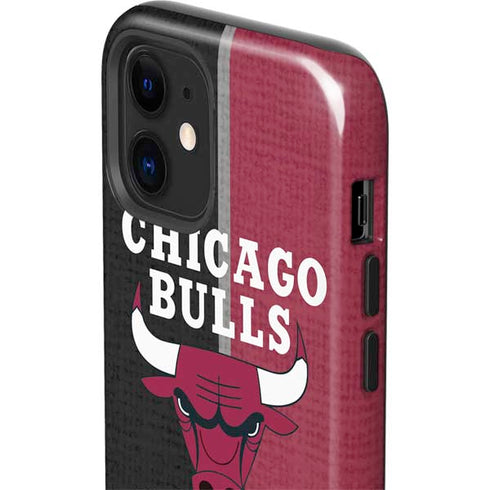 NBA Chicago Bulls Canvas iPhone 12 Impact Case