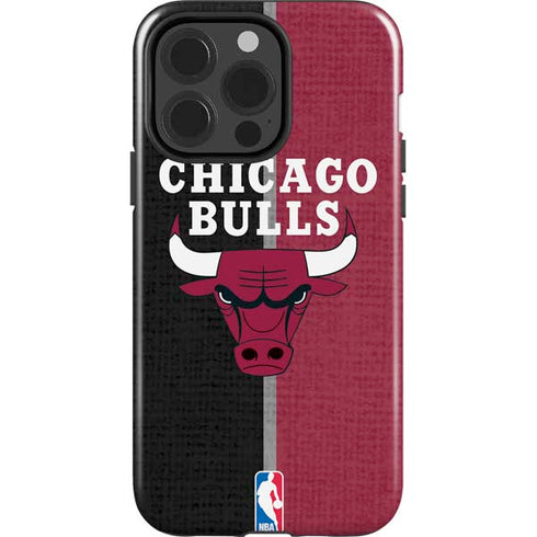 NBA Chicago Bulls Canvas iPhone 13 Pro Impact Case