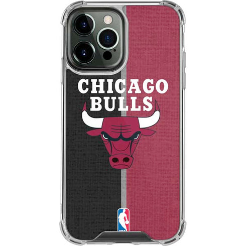 NBA Chicago Bulls Canvas iPhone 13 Pro Max Clear Case