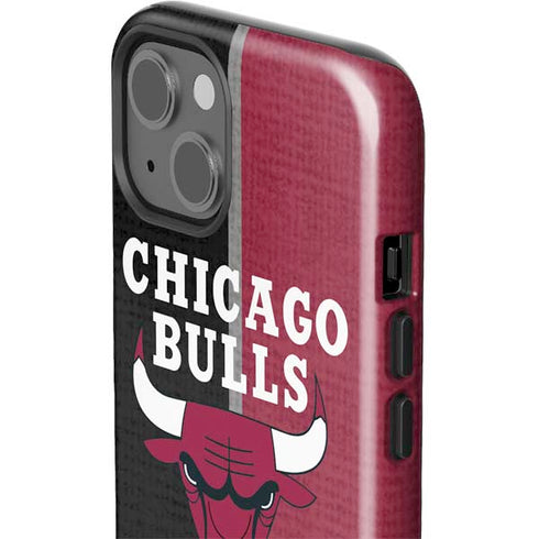 NBA Chicago Bulls Canvas iPhone 15 Plus Impact Case