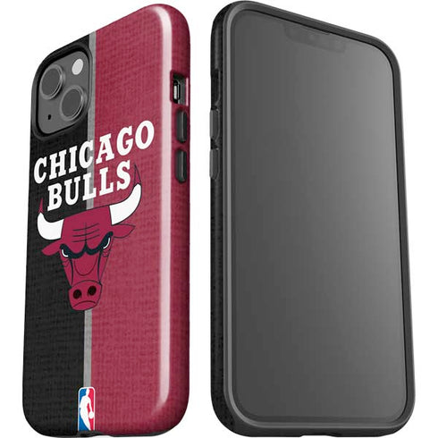 NBA Chicago Bulls Canvas iPhone 14 Plus Impact Case